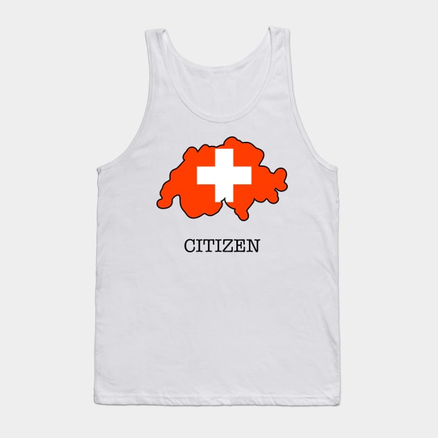 Swiss Citizen Tank Top by Playful Creatives